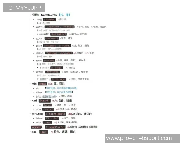 足球运动相关词汇解析与学习方法分享